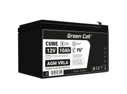 Green Cell Cell® AGM 12V 10Ah Свинцева батарея Unbemann UPS Система UPS Резервна батарея системи UPS