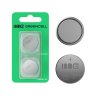 Greencell Blister 2x батарея літієва CR2032 3V 220mAh таблетка для ключа, годинника, пульта, ваги