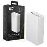 Greencell PowerPlay 30 - білий powerbank потужністю 30 000mAh, 22,5W, 4 порти