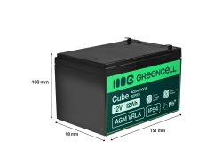 Greencell 12.72Ah