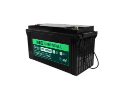 Greencell AGM VRLA 12V 120Ah безобслуговуваний акумулятор для лодок, фотовольтаїки, сонячних панелей (173x406x233mm)