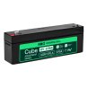 Greencell AGM VRLA 12V 2.5Ah безобслуговий акумулятор для каси, іграшок, камер (178x36x66mm)