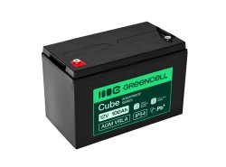 Greencell AGM VRLA 12V 100Ah без обслуговування акумулятор для UPS, ваги, кемпера (332x175x220mm)
