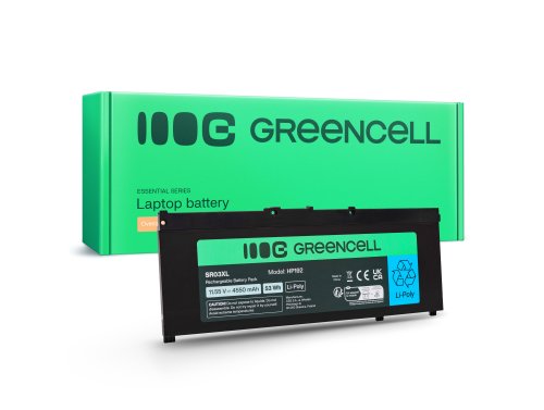 Акумулятор Greencell для HP SR03XL HP Pavilion Gaming 15