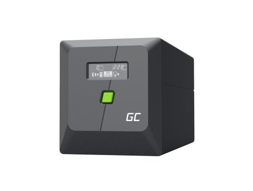 Зарядний пристрій UPS Greencell 1000VA 700W PowerProof з LCD екраном