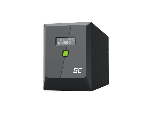 Джерело безперебійного живлення UPS Greencell 2000VA 1200W PowerProof з LCD екраном