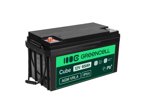 Green Cell ® AGM 12V 65Ah акумулятор VRLA свинцева батарея Unbemann рибальський різець човен скутер газон трактор газонокосарка