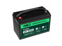 Green Cell ® AGM 12V 100Ah акумулятор VRLA свинцева батарея Unbemann рибальський різець човен скутер газон трактор газонокосарка