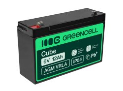 Green Cell ® AGM 6V 12Ah акумулятор VRLA свинцевий акумулятор іграшки електричні іграшки сигналізація дитячі транспортні засоби