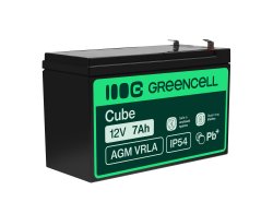Green Cell ® свинцевий акумулятор AGM 12V 7Ah батареї VRLA Unbemann Система ДБЖ ДБЖ ДБЖ резервного копіювання система батарей