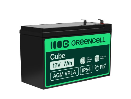 Green Cell ® свинцевий акумулятор AGM 12V 7Ah батареї VRLA Unbemann Система ДБЖ ДБЖ ДБЖ резервного копіювання система батарей