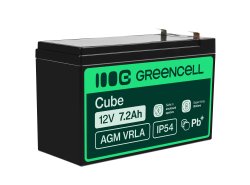 Green Cell ® AGM 12V 7,2Ah акумулятор VRLA свинцевий акумулятор іграшки електричні іграшки сигналізація дитячі транспортні засоб