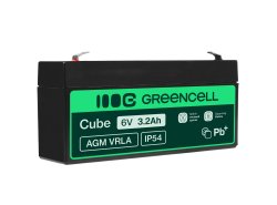 Green Cell ® AGM 6V 3.3Ah акумулятор VRLA свинцевий акумулятор іграшки електричні іграшки сигналізація дитячі транспортні засоби