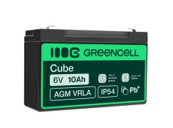 Green Cell ® AGM 6V 10Ah акумулятор VRLA свинцевий акумулятор іграшки електричні іграшки сигналізація дитячі транспортні засоби