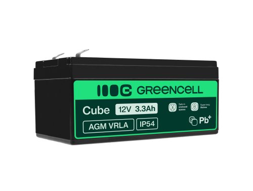 Green Cell ® AGM 12V 3.3Ah акумулятор VRLA свинцевий акумулятор іграшки електричні іграшки сигналізація дитячі транспортні засоб
