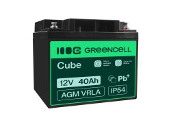 Green Cell Cell® AGM 12V 40Ah акумулятор Свинцева батарея VRLA Фотоелектрична сонячна батарея для інвалідного візка Unbemann Car