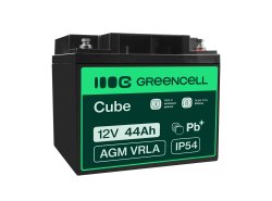 Green Cell ® AGM 12V 44Ah акумулятор VRLA свинцева батарея Unbemann рибальський різець човен скутер газон трактор газонокосарка