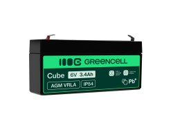 Green Cell ® AGM 6V 3,4Ah акумулятор VRLA свинцевий акумулятор іграшки електричні іграшки сигналізація дитячі транспортні засоби