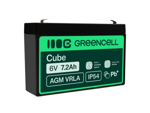 Green Cell ® AGM 6V 7.2Ah акумулятор VRLA свинцевий акумулятор іграшки електричні іграшки сигналізація дитячі транспортні засоби