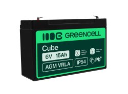 Green Cell ® AGM 6V 15Ah акумулятор VRLA свинцевий акумулятор іграшки електричні іграшки сигналізація дитячі транспортні засоби