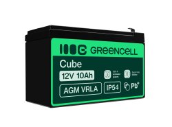 Green Cell Cell® AGM 12V 10Ah Свинцева батарея Unbemann UPS Система UPS Резервна батарея системи UPS