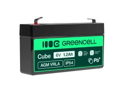 Green Cell ® AGM 6V 1.2Ah акумулятор VRLA свинцевий акумулятор іграшки електричні іграшки сигналізація дитячий транспорт