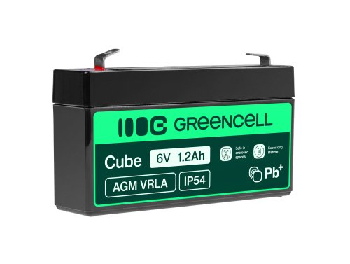 Green Cell ® AGM 6V 1.2Ah акумулятор VRLA свинцевий акумулятор іграшки електричні іграшки сигналізація дитячий транспорт