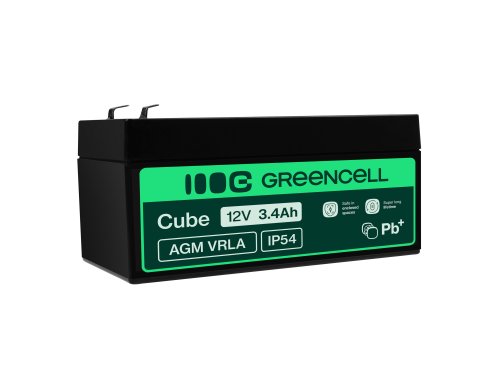 Green Cell ® AGM 12V 3,4Ah акумулятор VRLA свинцевий акумулятор іграшки електричні іграшки сигналізація дитячі транспортні засоб