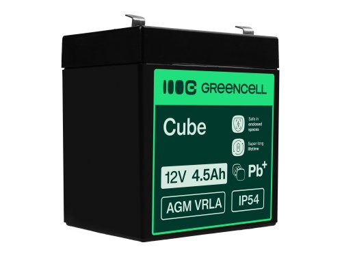 Green Cell Cell® AGM 12V 4,5Ah VRLA Свинцева батарея Unbemann Система UPS Система UPS Резервна батарея системи UPS