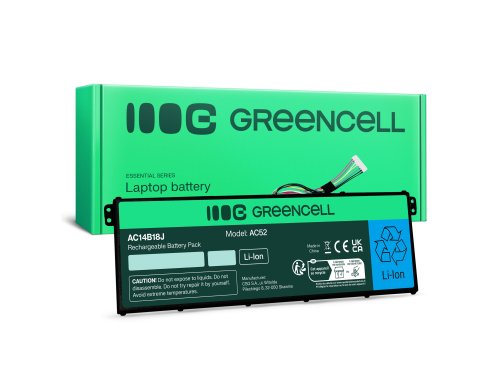 Акумулятор Green Cell AC14B13J AC14B18J для Acer Aspire 3 A315-23 A315-55G ES1-111M ES1-331 ES1-531 ES1-533 ES1-571