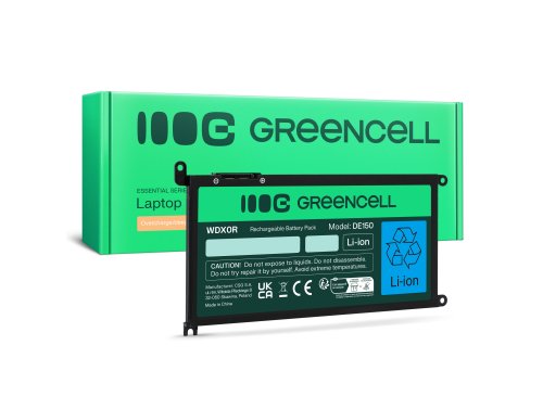 Акумулятор Green Cell WDX0R WDXOR для Dell Inspiron 13 5368 5378 5379 14 5482 15 5565 5567 5568 5570 5578 5579 7560 7570 17 5770