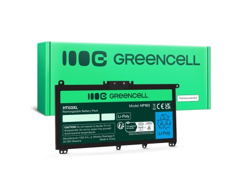 Акумулятор Green Cell HT03XL L11119-855 для HP 250 G7 G8 255 G7 G8 240 G7 G8 245 G7 G8 470 G7, HP 14 15 17, HP Pavilion 14 15