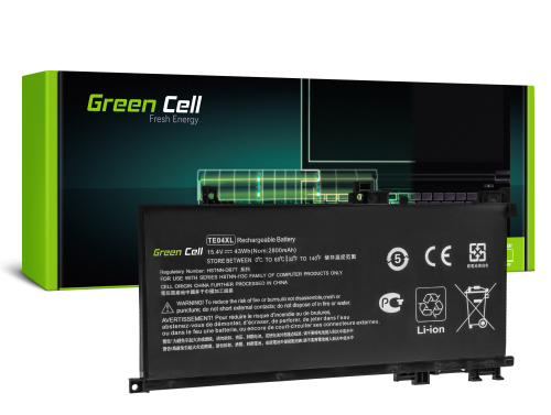 Акумулятор Green Cell TE04XL для HP Omen 15-AX202NW 15-AX205NW 15-AX212NW 15-AX213NW, HP Pavilion 15-BC501NW 15-BC505NW