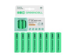8x AA 2600mAh Ni-MH акумуляторні батареї Green Cell
