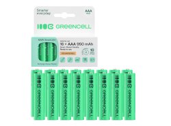 16x AAA R3 950mAh Ni-MH акумуляторні батареї Green Cell