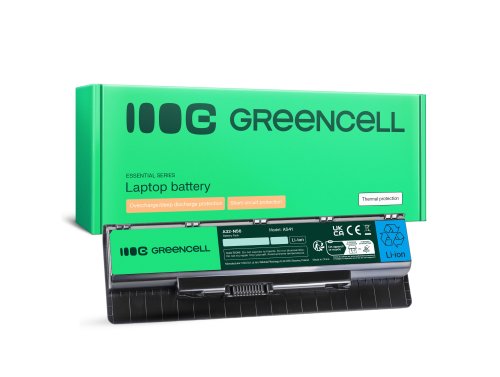 Акумулятор Green Cell A32-N56 для Asus N56 N56D N56DP N56JR N56V N56VJ N56VM N56VZ N76 N76V N76VZ