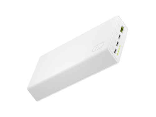 Green Cell PowerPlay20s Білий Powerbank 20000mAh 22.5W PD USB C з швидкою зарядкою для iPhone 15 14 13 12 11 X, Galaxy S23 S24