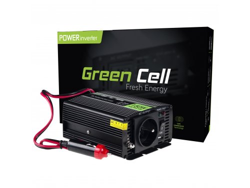 Green Cell ® перетворювач напруги 12 В на 230 В 150 Вт / 300 Вт